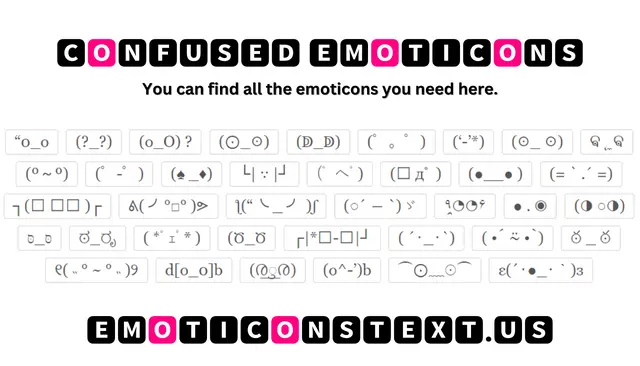 Confused Emoticons "0_o