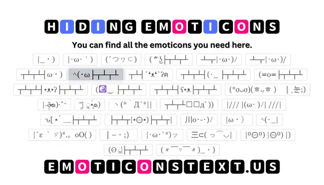 Hiding Emoticons ( ͒•·̫|